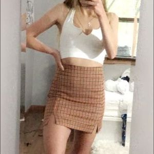 BRANDY MELVILLE PLAID SKIRT